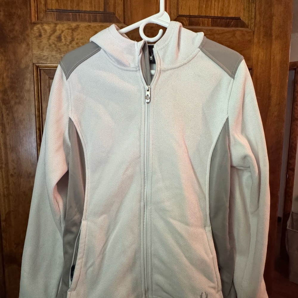 Women's Spyder Cream and Gray Jacket